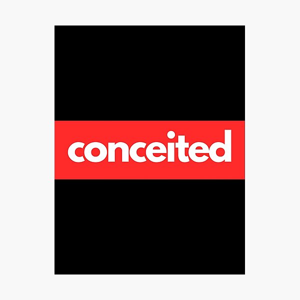 Item preview, Conceited Minimalist Typography Design   designed and sold by AngstDesign.