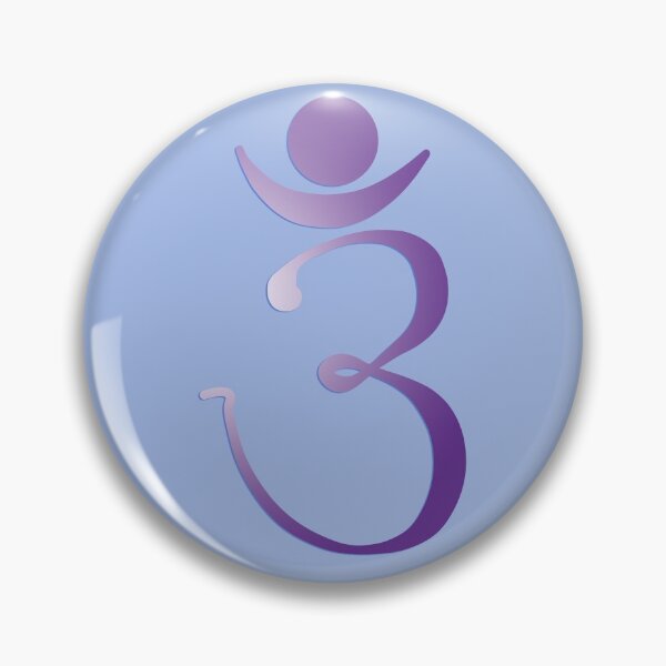 Item preview, OM Logo - Purple on Blue designed and sold by Fractal Journeys, etc. .