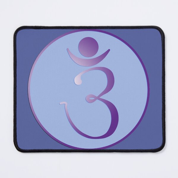 Item preview, OM Logo - Purple on Blue designed and sold by Fractal Journeys, etc. .