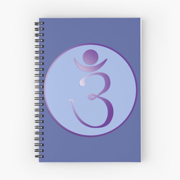 Item preview, OM Logo - Purple on Blue designed and sold by Fractal Journeys, etc. .