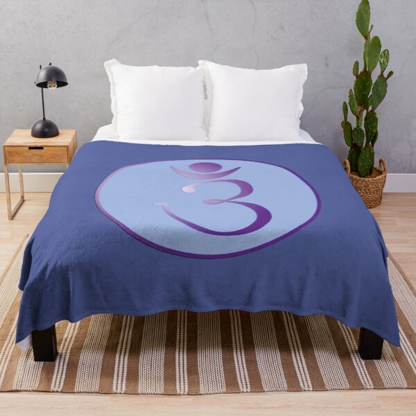 Item preview, OM Logo - Purple on Blue designed and sold by Fractal Journeys, etc. .