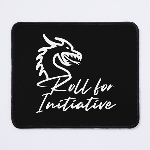 Item preview, Roll for Initiative (White) designed and sold by RockNRole.