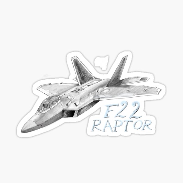 F22 F 22 Raptor Sticker By Motorcanvas Redbubble