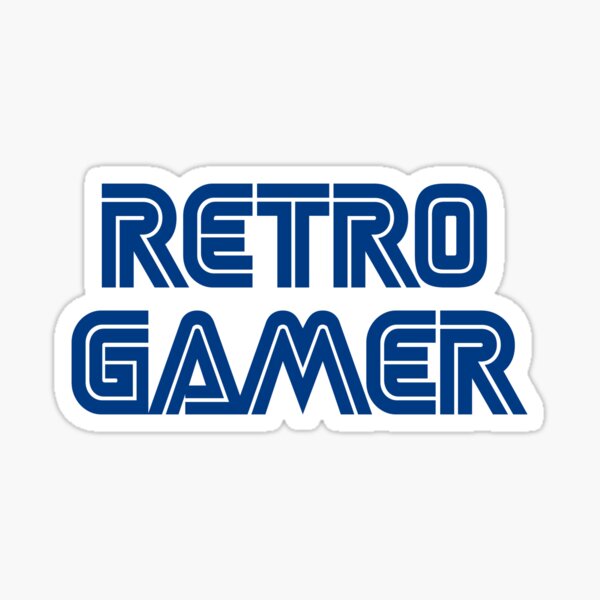 Retro Gamer Sticker