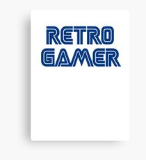 Retro Gamer Canvas Print