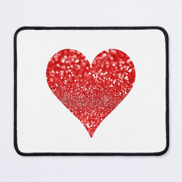 Item preview, Beautiful Red Glitter faux sparkles Heart Glamour designed and sold by ArtOneDesign.