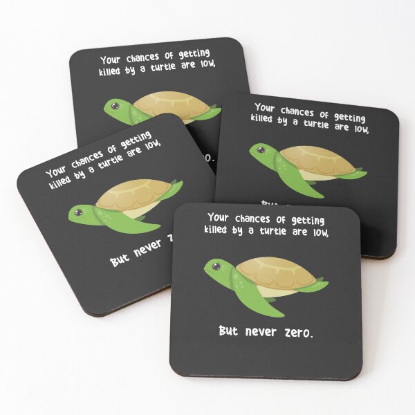 Item preview, Green Sea Turtle Never Zero designed and sold by Clara Hollins.