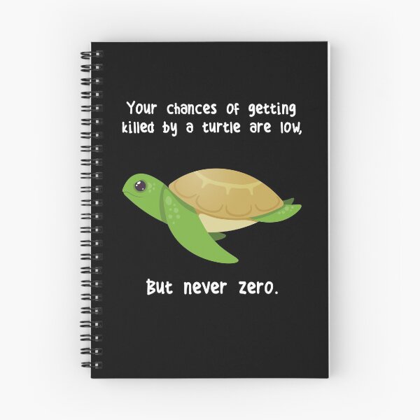 Item preview, Green Sea Turtle Never Zero designed and sold by Clara Hollins.