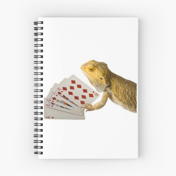 Item preview, Lizard Playing Poker With Perfect Winning Hand.  Poker Fans. designed and sold by lduke47.