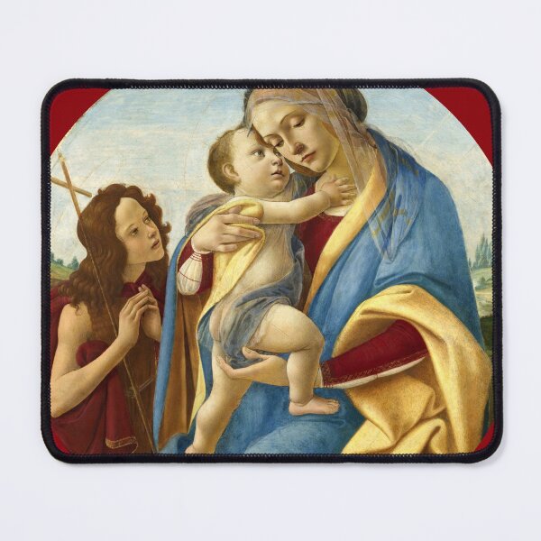 Item preview, Sandro Botticelli "Virgin and Child with the Young Saint John the Baptist" designed and sold by Alexandra Dahl.