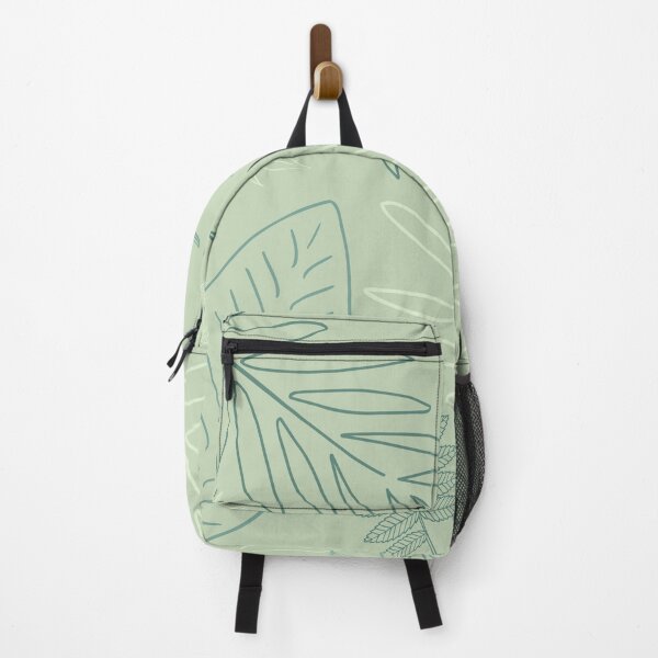 Item preview, Light Green Tropical Leaves Nature Summer Vibes Design Pattern designed and sold by By Roqia.