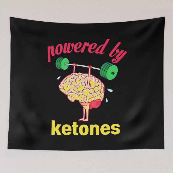 Item preview, keto diet, ketogenesis, ketosis, fueled by ketones, powered by ketones designed and sold by doctors-apparel.