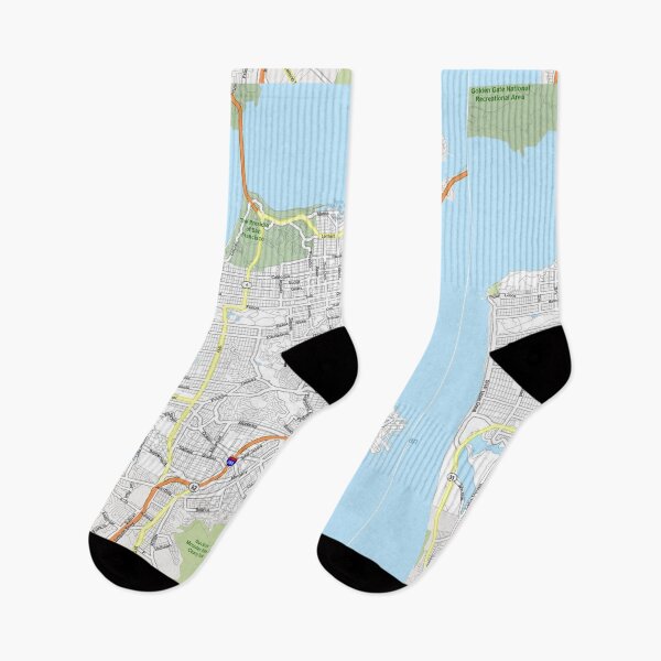Item preview, San Francisco Bay map art Ashbury Liberal Wharf  designed and sold by Midwest-Goods.