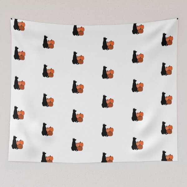 Item preview, Black Cat at the Pumpkin Patch designed and sold by andmarstan.