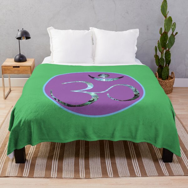 Item preview, OM Logo - Fractal Pattern on Purple designed and sold by Fractal Journeys, etc. .