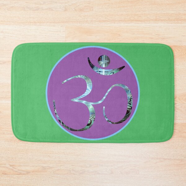 Item preview, OM Logo - Fractal Pattern on Purple designed and sold by Fractal Journeys, etc. .