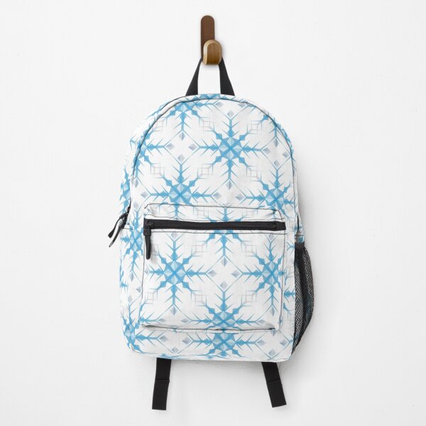 Item preview, Blue Snowflake Pattern on White Background designed and sold by Lisa Thomas.