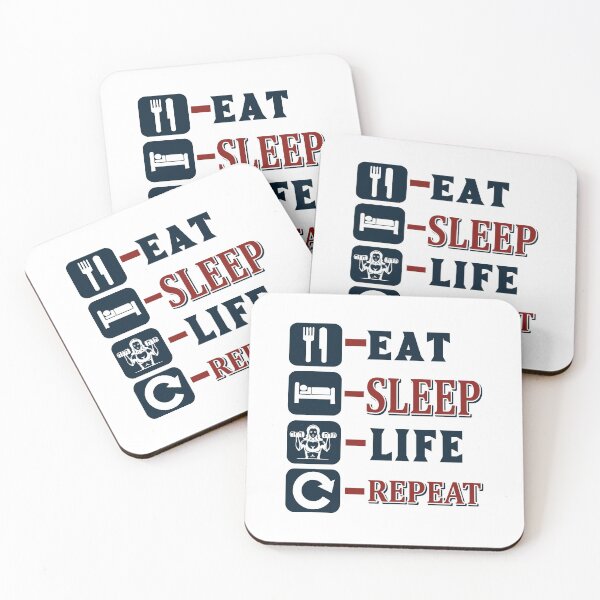 Item preview, Eat, sleep, life, repeat. designed and sold by BuddyBoots.
