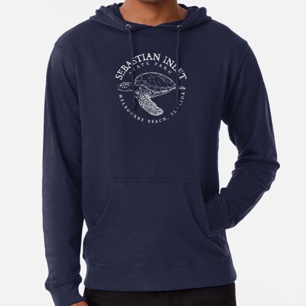 Sebastian Inlet State Park Turtle Loggerhead Lightweight Hoodie