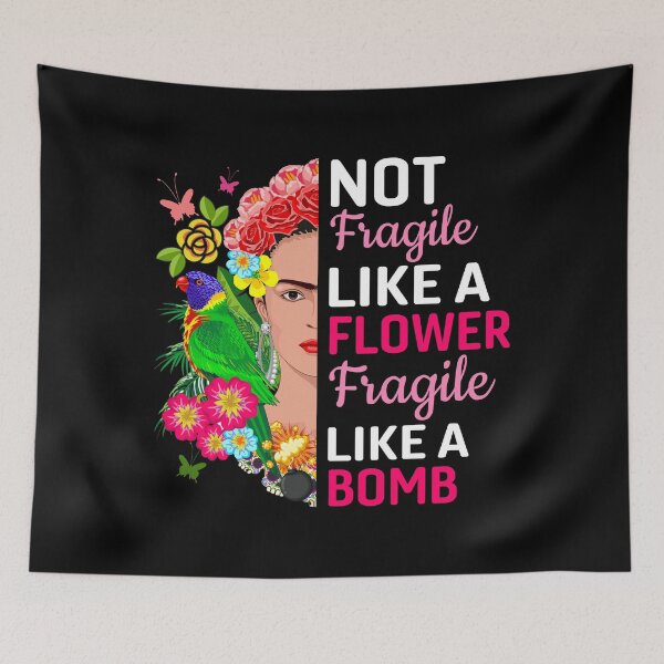 Item preview, not fragile like a flower fragile like a bomb designed and sold by Risala.