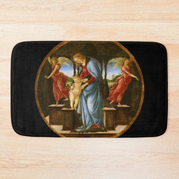 Item preview, Sandro Botticelli "Virgin and Child with Two Angels" designed and sold by Alexandra Dahl.