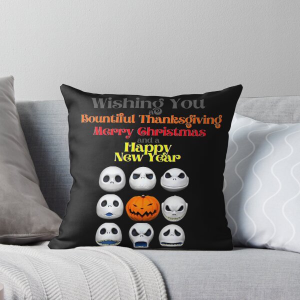 Item preview, The Nightmare Before Christmas 3 in 1 Greeting Card: Thanksgiving Merry Christmas Happy New Year designed and sold by BunnyPanda0120.