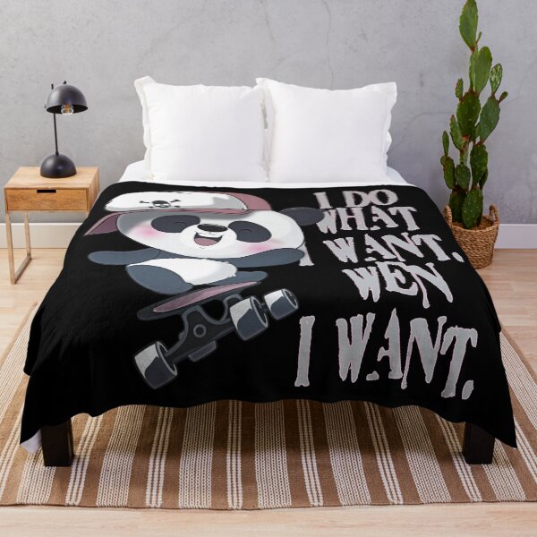 Artikelvorschau, Panda Skateboarding, ich tue, was ich will, Kawaii Panda Anime, Panda Attitude T-Shirt, Kawaii Panda Animal Shirts, Funny Panda Bear Art, Cute Panda Print T-Shirt entworfen und verkauft von KC1max.