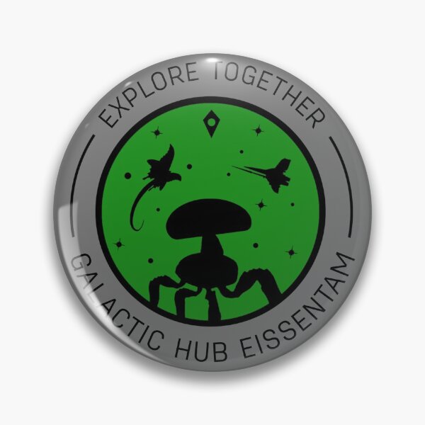Item preview, New Galactic Hub Eissentam Emblem designed and sold by NMSGalacticHub.