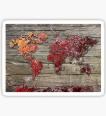 world map Sticker
