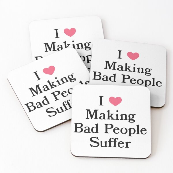 Item preview, I [heart] Making Bad People Suffer designed and sold by KTewson.
