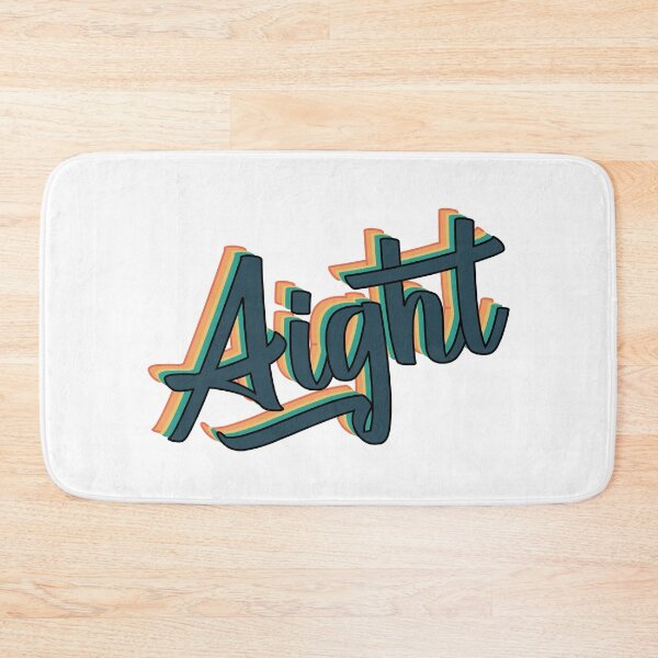 Item preview, Aight Fancy Script in Retro Vintage Sunset Colors designed and sold by Worldesigns by Artsiren.