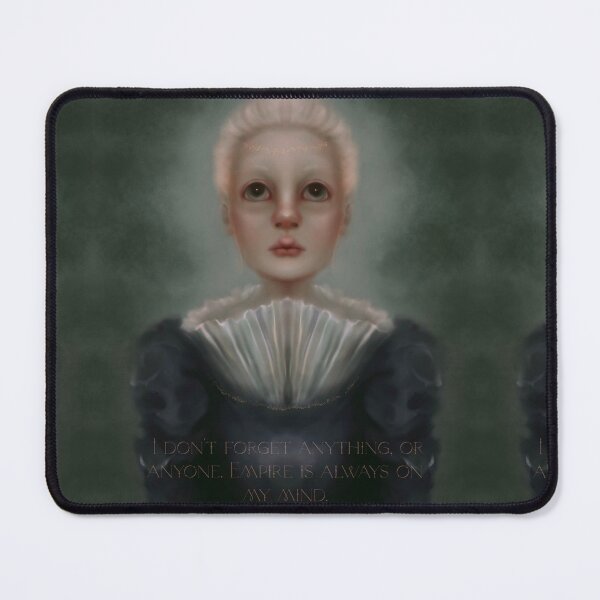 Item preview, The Foundation Fan Art Demerzel Asimov Quote The Empire Is Always On My Mind designed and sold by Monica Laipple.