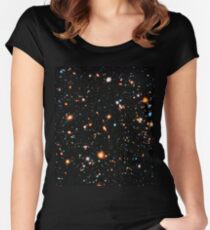 Hubble Extreme Deep Field Women's Fitted Scoop T-Shirt