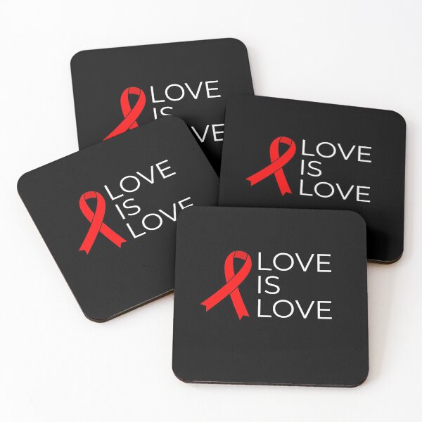 Item preview, World AIDS Day Love Is Love HIV Awarenss designed and sold by Brimwood.