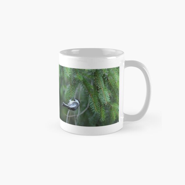 Item preview, Chickadee & pine branches designed and sold by Laurie Minor.