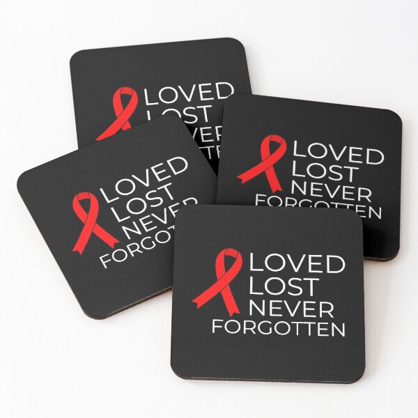 Item preview, World AIDS Day Love, Lost, Never Forgotten HIV Awarenss designed and sold by Brimwood.