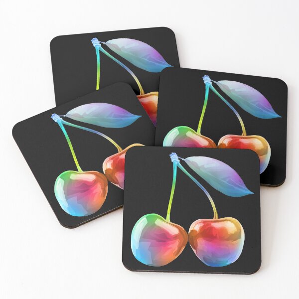 Item preview, Neon Rainbow Cherries designed and sold by Deborah Camp.