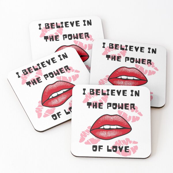 Item preview, I Believe in The Power of Love Red Beautiful Lips designed and sold by Shop signer.