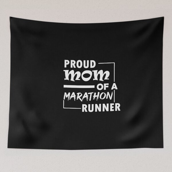 Item preview, Proud mom of a marathon runner, marathon runner mom designed and sold by adjamine.