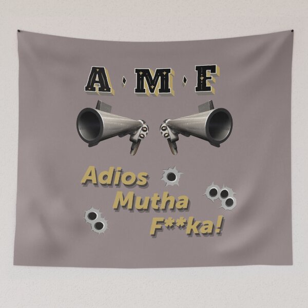 Item preview, A.M.F. (Adios Mother Fucker) designed and sold by EddieB1979.