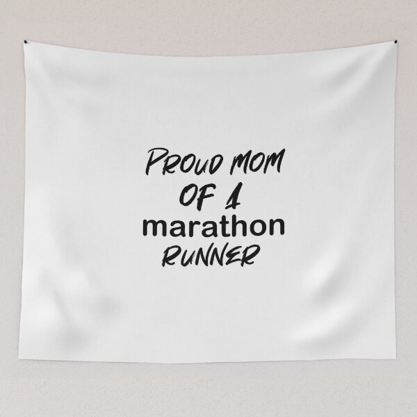 Item preview, Proud mom of a marathon runner, marathon runner mom designed and sold by adjamine.