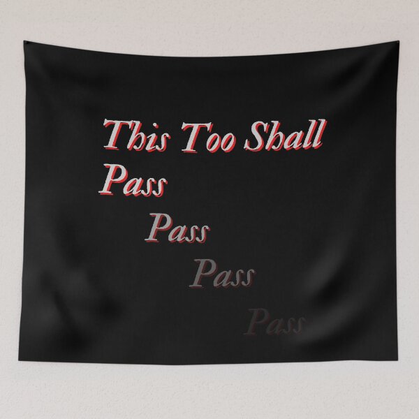 Item preview, Copy of This Too Shall Pass - Red designed and sold by Fabuluss4Life.