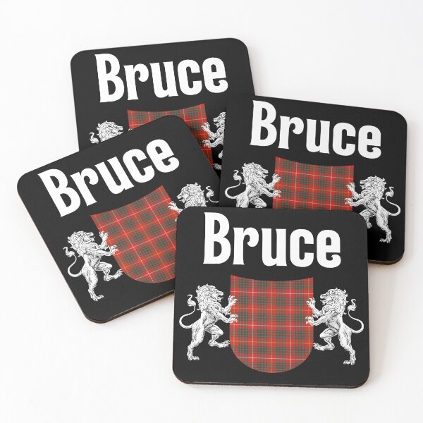 Artikelvorschau, Bruce Clan Schottischer Name Wappen Tartan entworfen und verkauft von RosiesSticks.