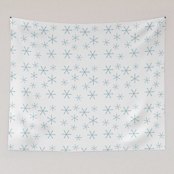 Item preview, Teal pink and purple snowflakes  designed and sold by KRJ Design.
