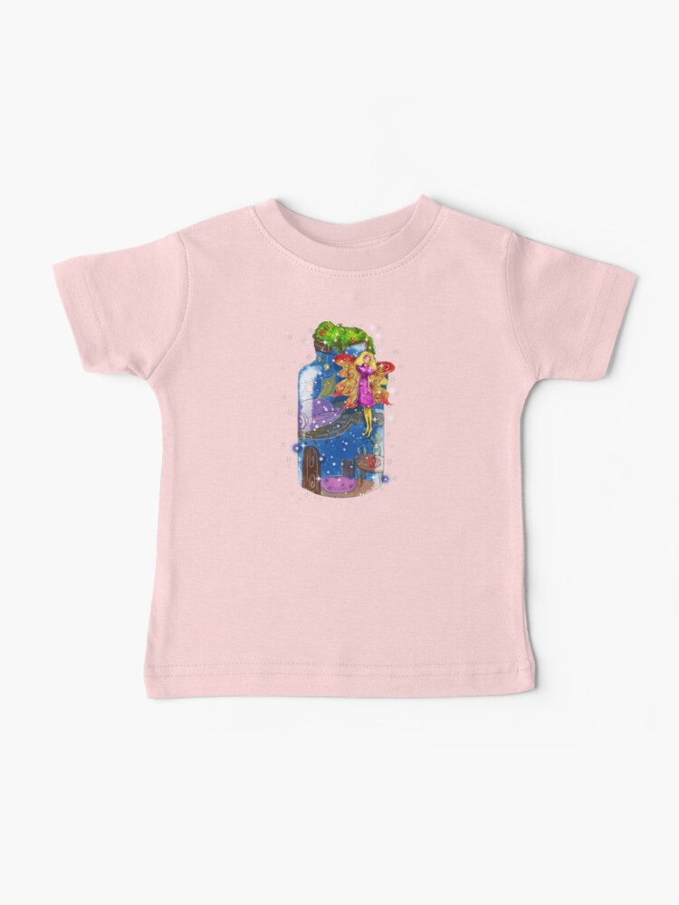 Thumbnail 1 of 2, Baby T-Shirt, Molly The Mason Jar Fairy™ designed and sold by TeelieTurner.