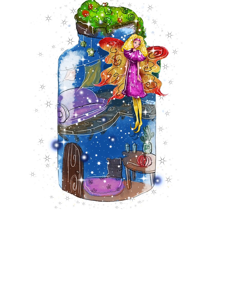 Thumbnail 2 of 2, Kids T-Shirt, Molly The Mason Jar Fairy™ designed and sold by TeelieTurner.
