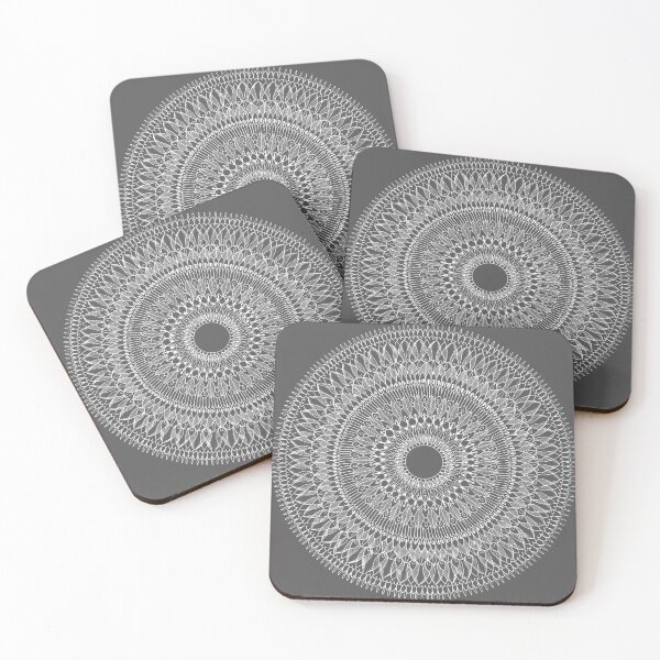 Item preview, Tokyo Mandala | Grey - SimmyGhatt designed and sold by simmyghatt.