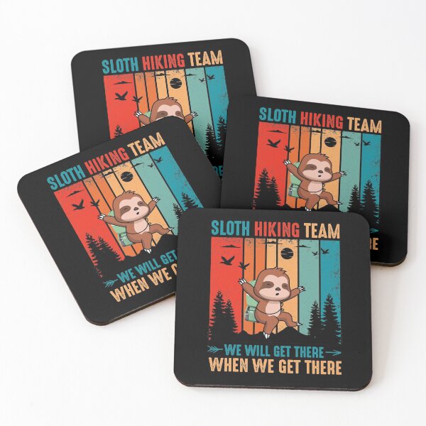 Item preview, Sloth Hiking Team Funny Sloth Hiking Lover designed and sold by SharpThreadZ.