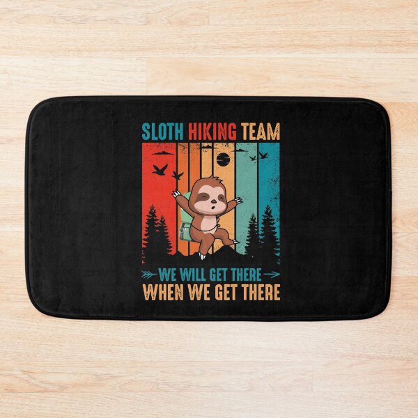 Item preview, Sloth Hiking Team Funny Sloth Hiking Lover designed and sold by SharpThreadZ.