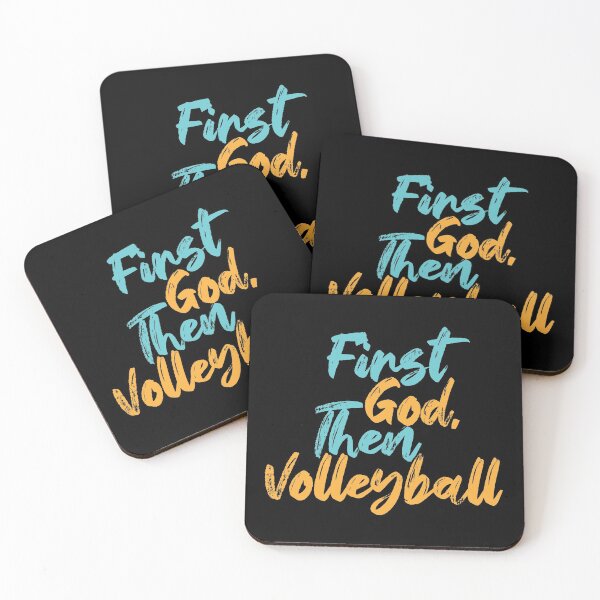 Item preview, First God Then Volleyball designed and sold by Creatively Torn.